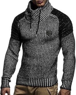Leif Nelson Men's Pullover Knit Sweater LN-5235