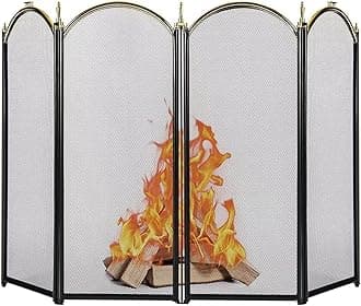 Amagabeli 24in Fire Grate Log Grate Wrought Iron Fire Pit