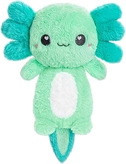 Axolotl Microwavable Unscented Heating Pad for Women and Kids- Cute Soft Cozy Pillow Plush Heatable Warm Stuffed Animals - Kawaii Hot and Cold Plushie Food Toy - Axolotl Gifts for Girls and Boys