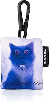 SPUDZClassic | Microfiber Cloth Screen Cleaner and Lens Cleaner | Open Bottom | Cat | 6 x 6 Inches