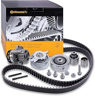 1 x Original Contitech Water Pump Timing Belt Kit Set with Tensioner Pulley and Guide Pulley CT1139WP6
