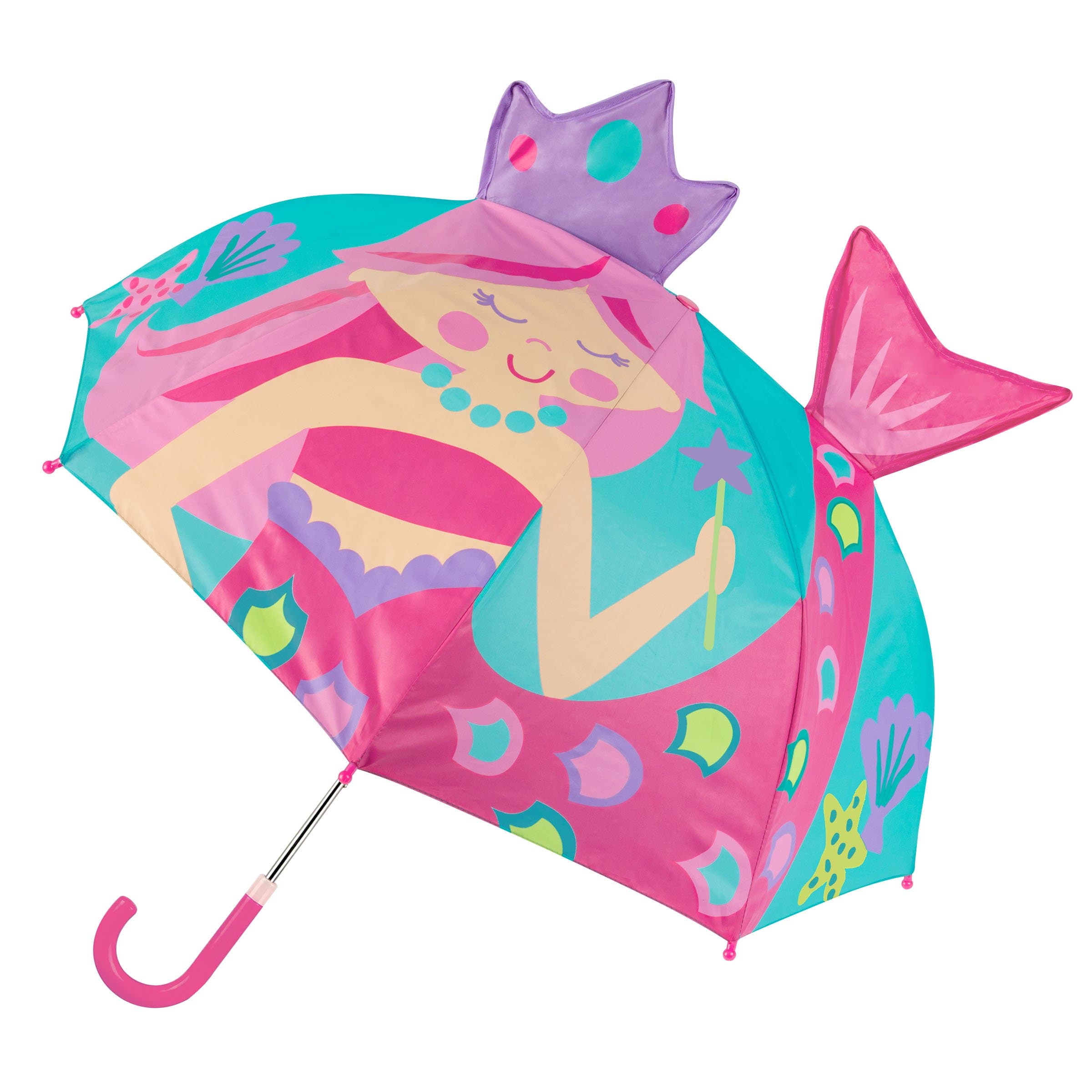 Stephen Joseph Pop Up Umbrella, Pink Mermaid