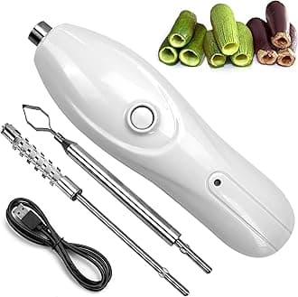 Zucchini Corer Tool Portable Vegetable Corer Cordless, Electric Scraping Scale Machine Scraper With 2 Cutter Head, Stainless Steel Rechargeable Fruit Digging, Professional Remover Tool Veggie Drill