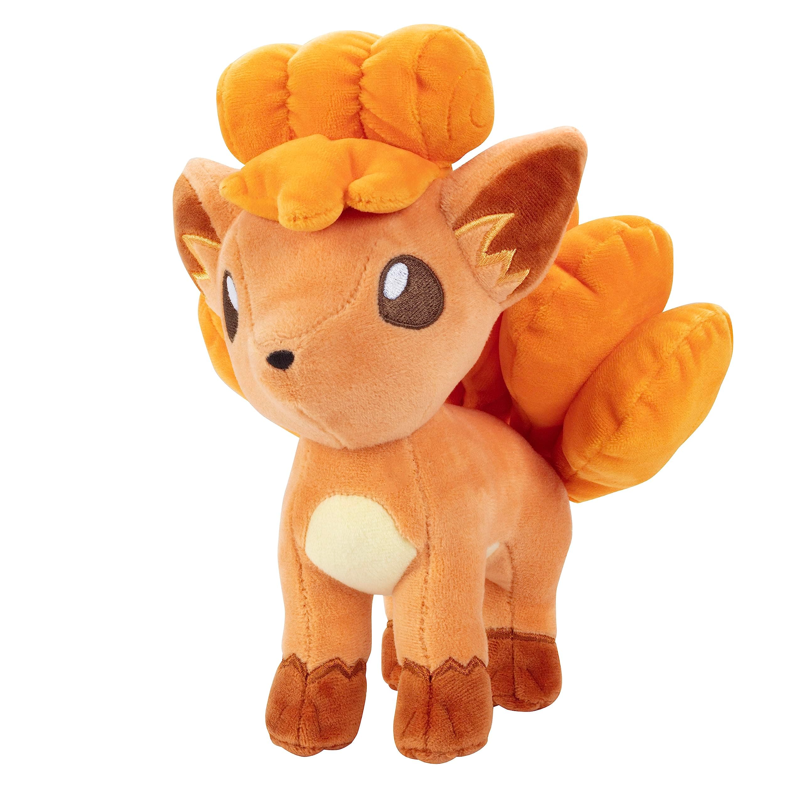 Pokemon Vulpix 8" Plush - Officially Licensed - Generation One Figure - Authentic Soft Stuffed Animal Toy - Gift for Kids, Boys, Girls - 2+