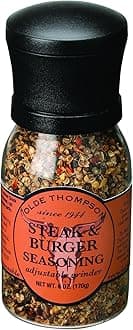 1020-10 Disposable Spice Grinder, 6-Ounce Steak and Burger Seasoning