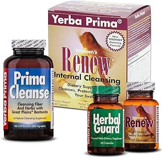 Women's Renew Internal Cleansing Program - 30 Day Program - Kit Includes 3 Bottles - Detox Cleanse Designed for The Female Body