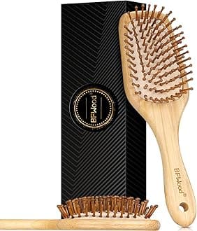 BFWood Bamboo Hair Brush for Men Women
