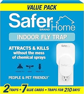 Safer Brand Home Indoor Plug-in Fly Traps for Flies