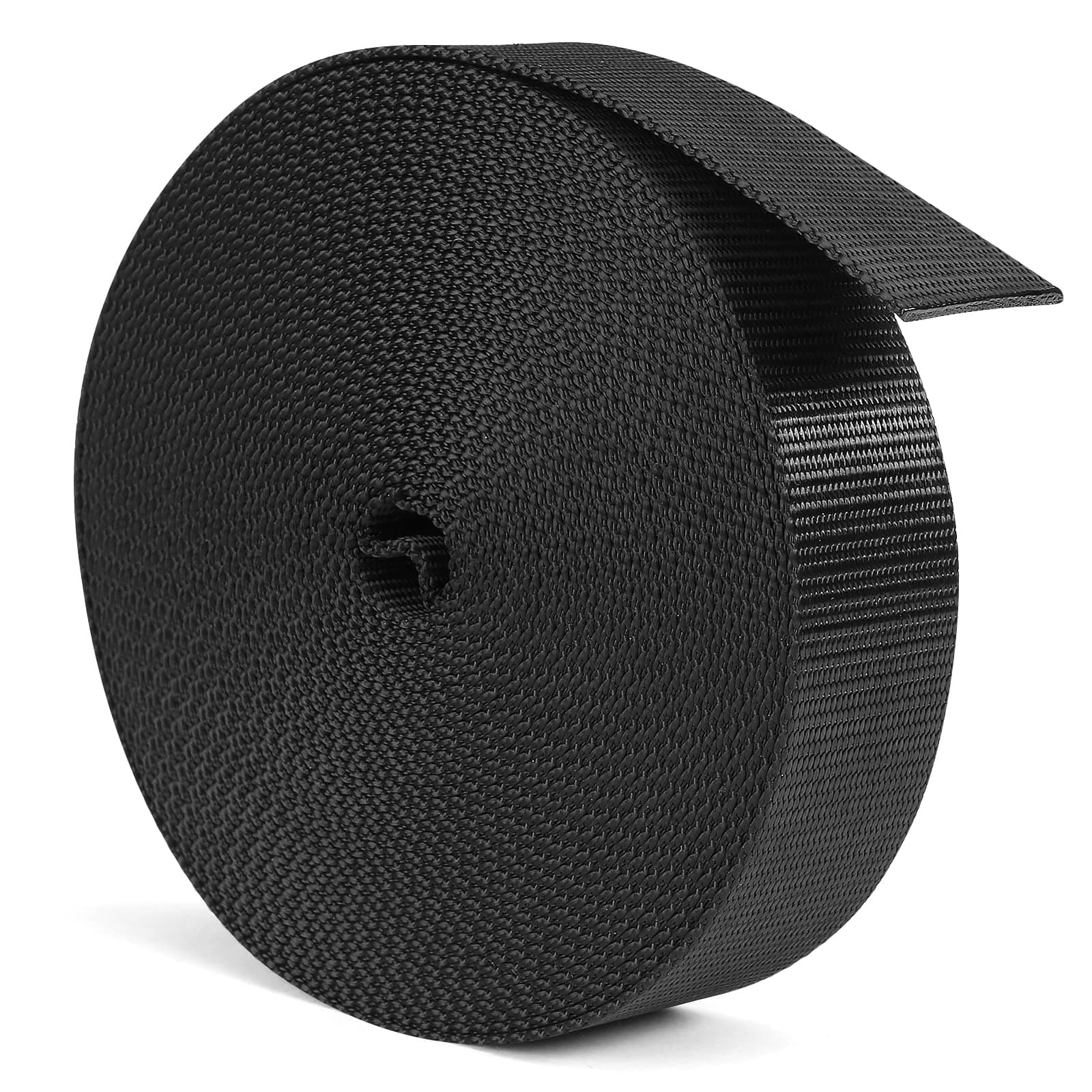 - Webbing, Heavy Duty Webbing Straps, Extra Thick Strapping for Outdoor DIY Gear Repair, Black White