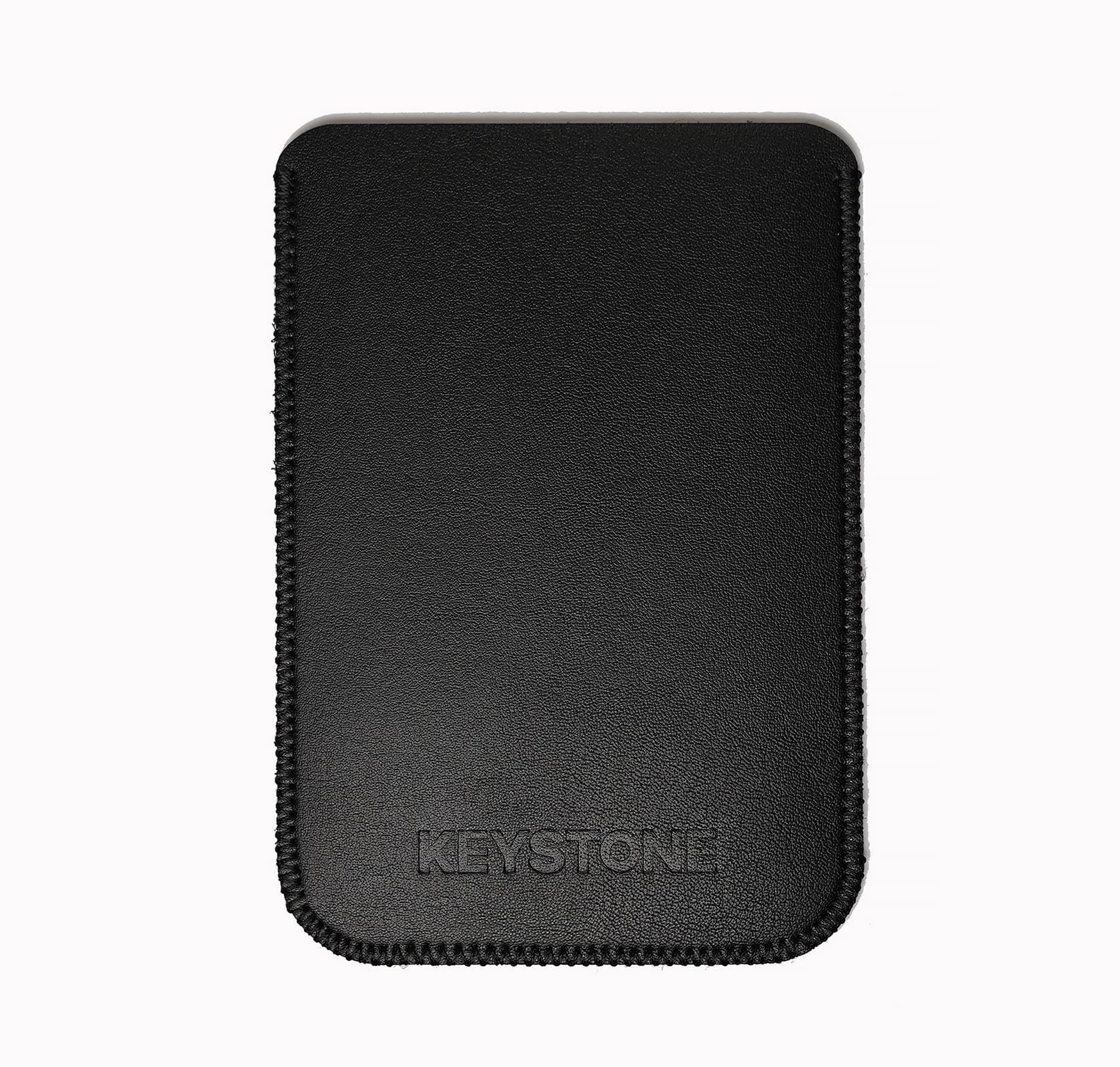 Keystone Crypto Hardware Wallet Pouch, Black PU Leather Case, Premium Protective Case, Suitable for Keystone Pro and Keystone Essential