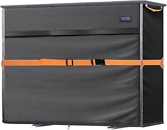 Mini Split Air Conditioner Cover for Outside Units,600D Waterproof Air Conditioner Mini Split Cover,Outdoor Rectangular Air Conditioner Covers for AC Units, Fits up to37.4"L x 14.2"W x 27.2"H.