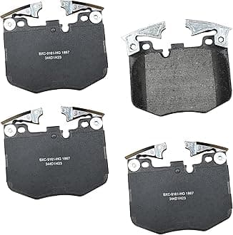 Bendix Premium SBC1867 Ceramic Front Brake Pads Compatible with GR Supra, BMW 230i, 330e, xDrive, 330i, 430i, Gran Coupe, 530, 540, 640i, Turismo, 740, i4, iX, M240i, M340i, M440i, X3, X4, X5, X7, Z4