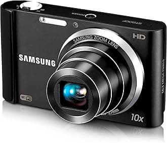 Samsung ST200F SMART Compact Digital Camera - Black (16.1MP, 10x Optical Zoom) 3.0 LCD (Renewed)