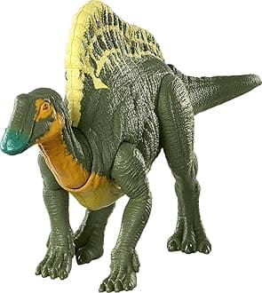 Jurassic World HBX38​ Roar Attack Ouranosaurus Camp Cretaceous Dinosaur Figure with Movable Joints, Herbivore, Kids Gift 4 Years & Up​, Multicolor, 15.0 cm*7.0 cm*35.0 cm