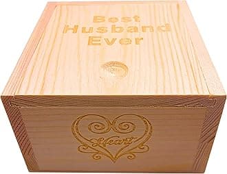 WASTIMEWASTIME Wooden Watch for Men Women, Stylish Chronograph Military Casual Calendar Wood Watches