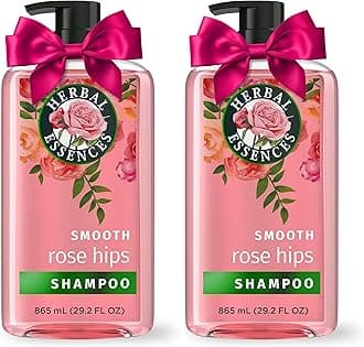 Rose Hips Shampoo - Smooth, Shiny Hair with Vitamin E & Jojoba, Safe for Color Treated Hair, Floral Scent, Cruelty-Free, Dermatologist-Tested, 29.2 Fl Oz (Pack of 2)