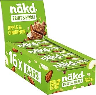 nākd. Apple & Cinnamon Fruit & Fibre Bar