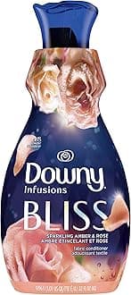 Infusions Liquid Fabric Softener, Bliss, Sparkling Amber & Rose, 32 fl oz