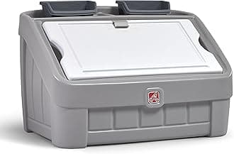 STEP2 2-IN-1 TOY BOX & ART LID (GREY) 481700 Art lid