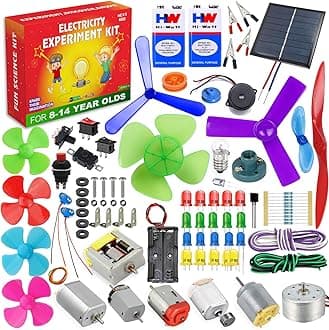 NEXT GEEK 130 Project DC Motor Learning Kids DIY Science Experiment Educational kit for Kids Exciting Gift for Boys & Girls