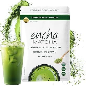 Ceremonial Grade Organic Matcha Powder - First Harvest Organic Japanese Matcha Green Tea, From Uji, Japan (Organic Ceremonial, 1 Pound (17.6oz))