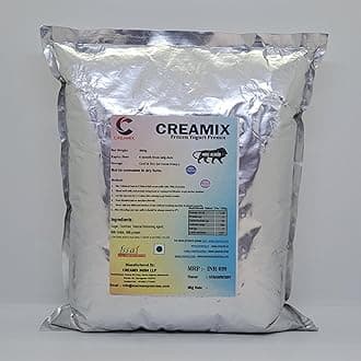 Creamix Frozen Yogurt Strawberry - 800g | Ice Cream Mix Powder | Deliciously Creamy Frozen Yogurt Mixed Berries powder – A Chill Treat Bursting with Flavor, Eggless & Gluten Free.