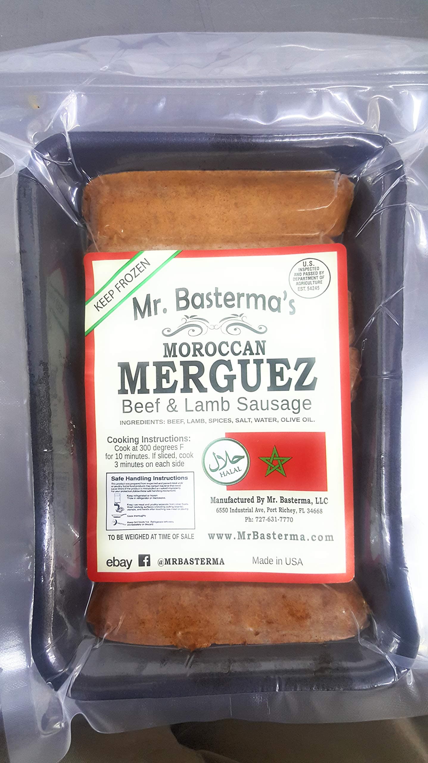 MR BASTERMA HALAL MERGUEZ $10.99