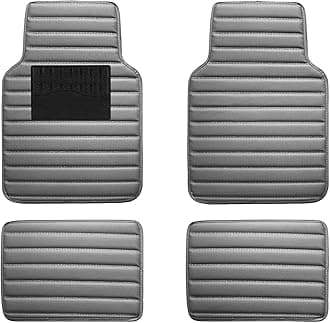 4pcs Custom Leather Car Floor Mats for Jaguar XE 2014-2019, All Weather Waterproof Non-Slip Carpets Liners, Front Rear Row Foot Pads Protection Accessories,E