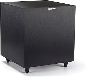 Klipsch Reference R-8SW 8" Surround Subwoofer 150 Watts Peak Power (Brushed Black Vinyl