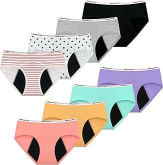 Teens Girls Period Underwear Kids Period Panties Menstrual Leakproof Protective Underwear for Teens Cotton Briefs