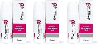 Sweatgo Hyperhidrosis Anti-Perspirant For Sweat free Healthy Skin (60ml_Pack Of 3)