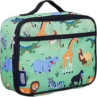 Kids Insulated Lunch Box – Durable and Reusable for School & Travel - Wild Animals
