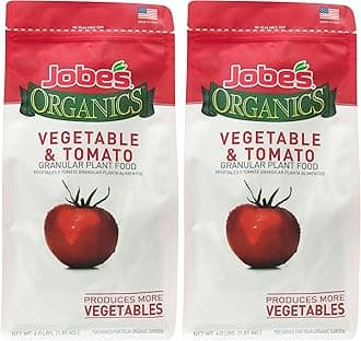 Granular Garden Fertilizer | For Vegetables & Tomatoes | 4 lbs Bag | Pack of 2