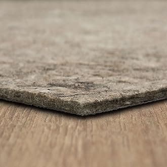 Mohawk Home Non Slip Rug Pad 11' 1" x 15' 8" - 1/2" Thick Felt + Latex Rubber Gripper - Dual Surface Cushion for Hardwood, Carpet, Tile Floors, Made in USA