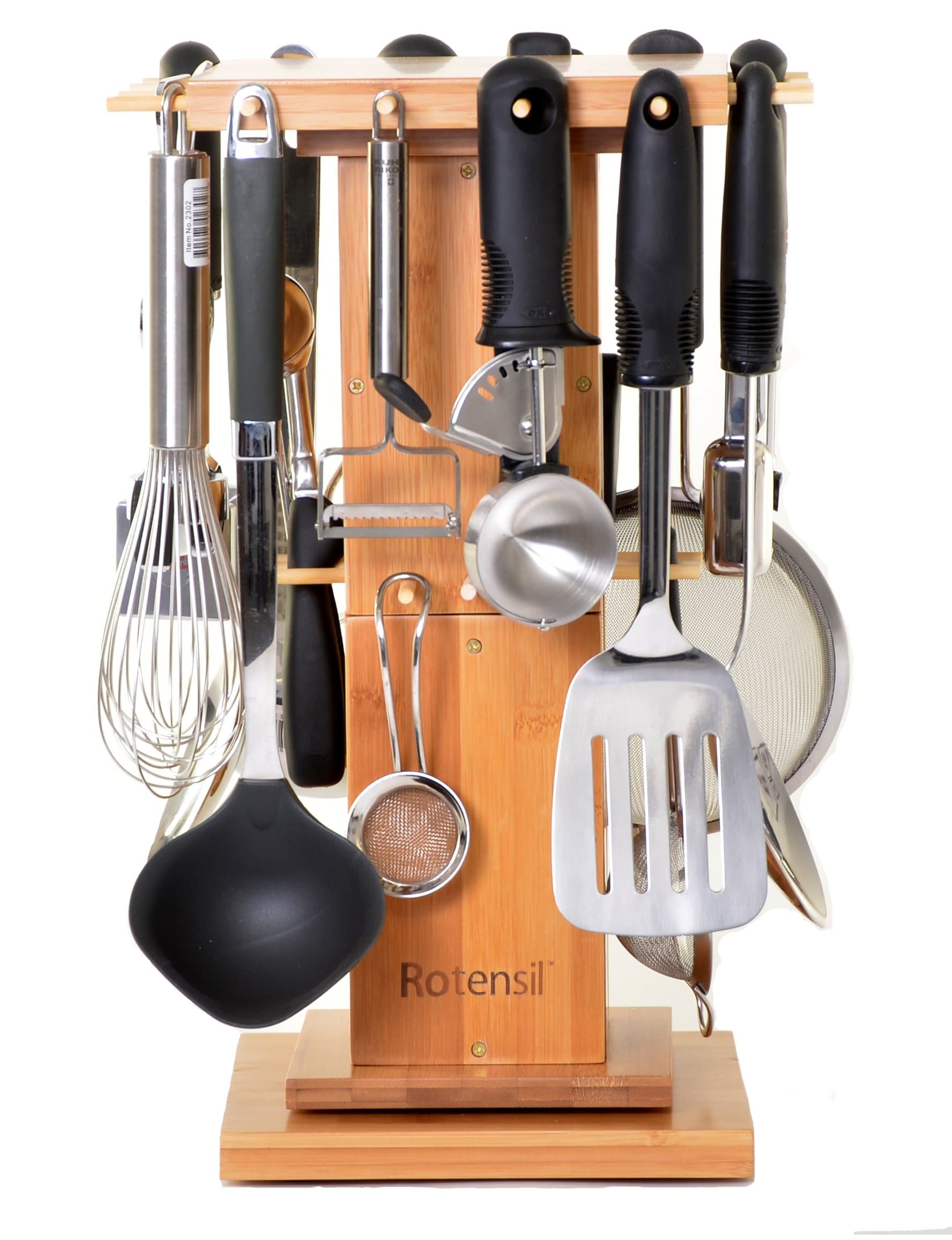Rotating Kitchen Utensil Organizer. Rotating Utensil Holder