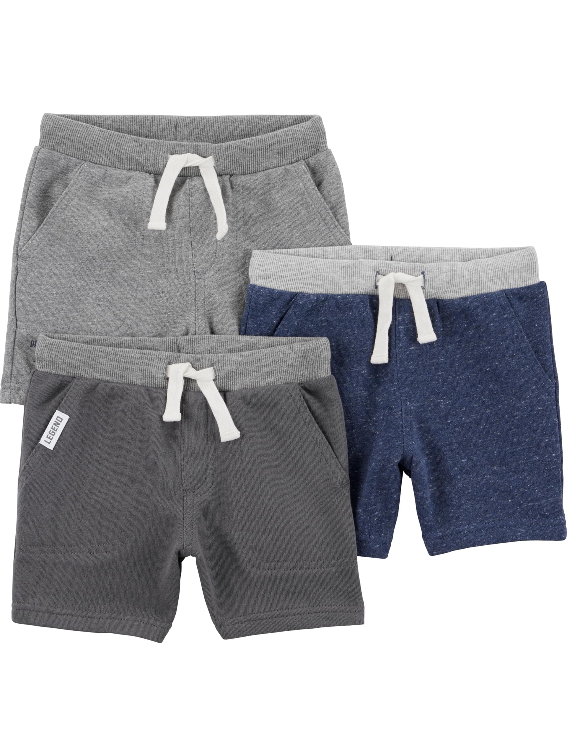 Baby Boys Multi-pack Knit Shorts