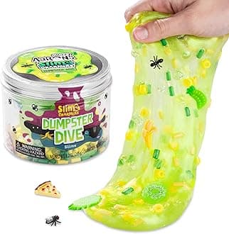Slime Charmers® - Dumpster Dive - Light Green Water Slime, Sensory Toys for Kids - Creative and Endless Fun, Stress Relief Therapy, Gifts for Girls and Boys - Made in USA