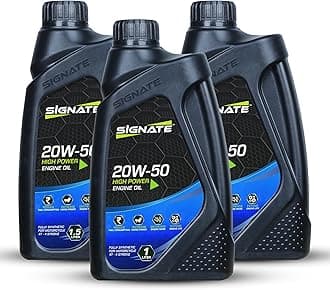 Signate 20w50 New Engine oil for street racing and motorcycle oil High Performance Engine Oil (3 L, Pack of 3)