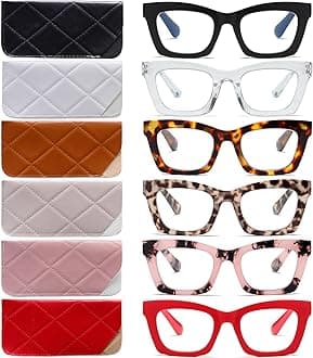 Oprah Style Readers for Women - Stylis Style Reading Glasses with Blue Light Blocking and Spring Hinge