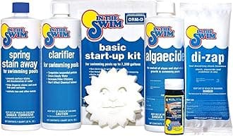 In The Swim Pool Basic Opening Chemical Start Up Kit - Above Ground and In-Ground Swimming Pools - Up to 7,500