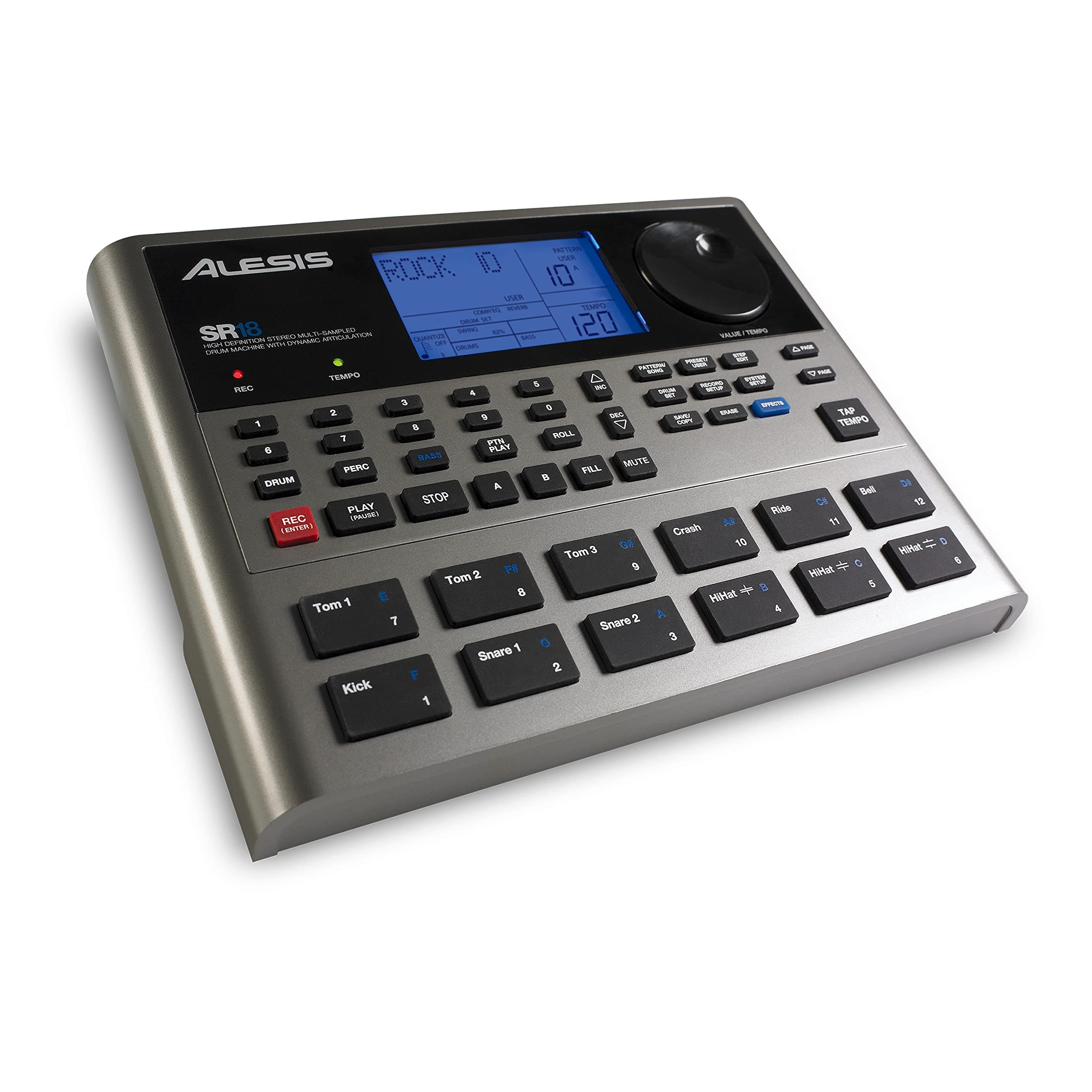 SR-18 - Studio-Grade Standalone Drum Machine With On-Board Sound Library, Performance Driven I/O and In-Built Effects/Processors
