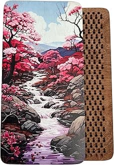 Sadhu board, Wooden Yoga Board for Acupressure and Meditation with Nails for Deep Tissue Massage, Acupuncture Massage, Nails Distance 0.39 In (10 mm)