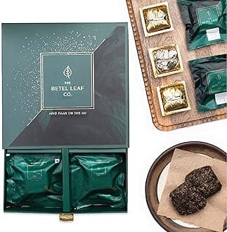 THE BETEL LEAF CO. - Paan The Healthy Indian Dessert | Calcutta Meetha Paan - Dry Arid Paan | After Meal Dessert | Mukhwas | Mouth Freshener | Pack Of 12 Paans, 330 Gram