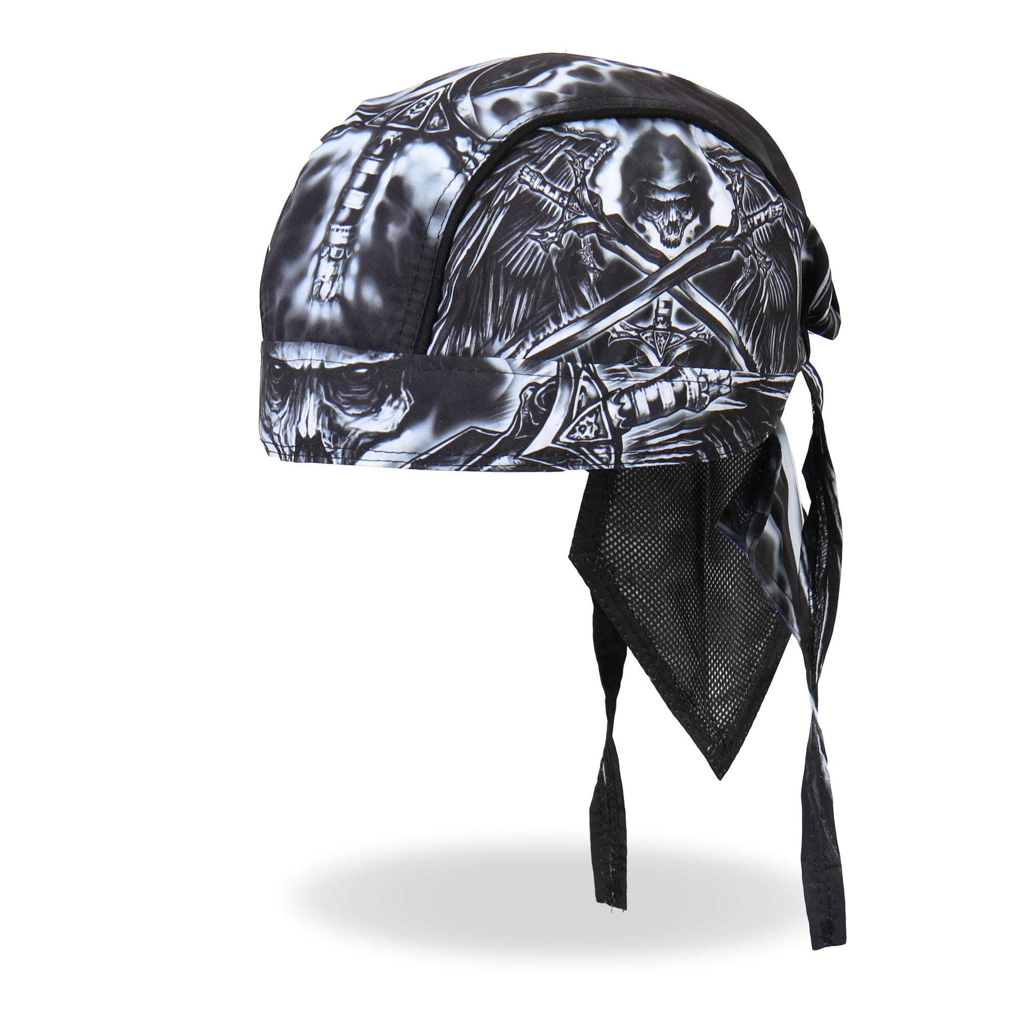 2284 Death Wings Head Wrap (Black, OSFM)