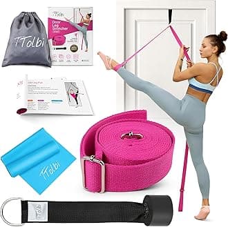 TTolbi Leg Stretcher: Stretching with Door Stretch Strap for Flexibility Band | Splits Trainer : Dance Stuff Equipment for Stretching in Ballet, Cheerleading, Gymnastics | Stunt Stand Split Stretcher