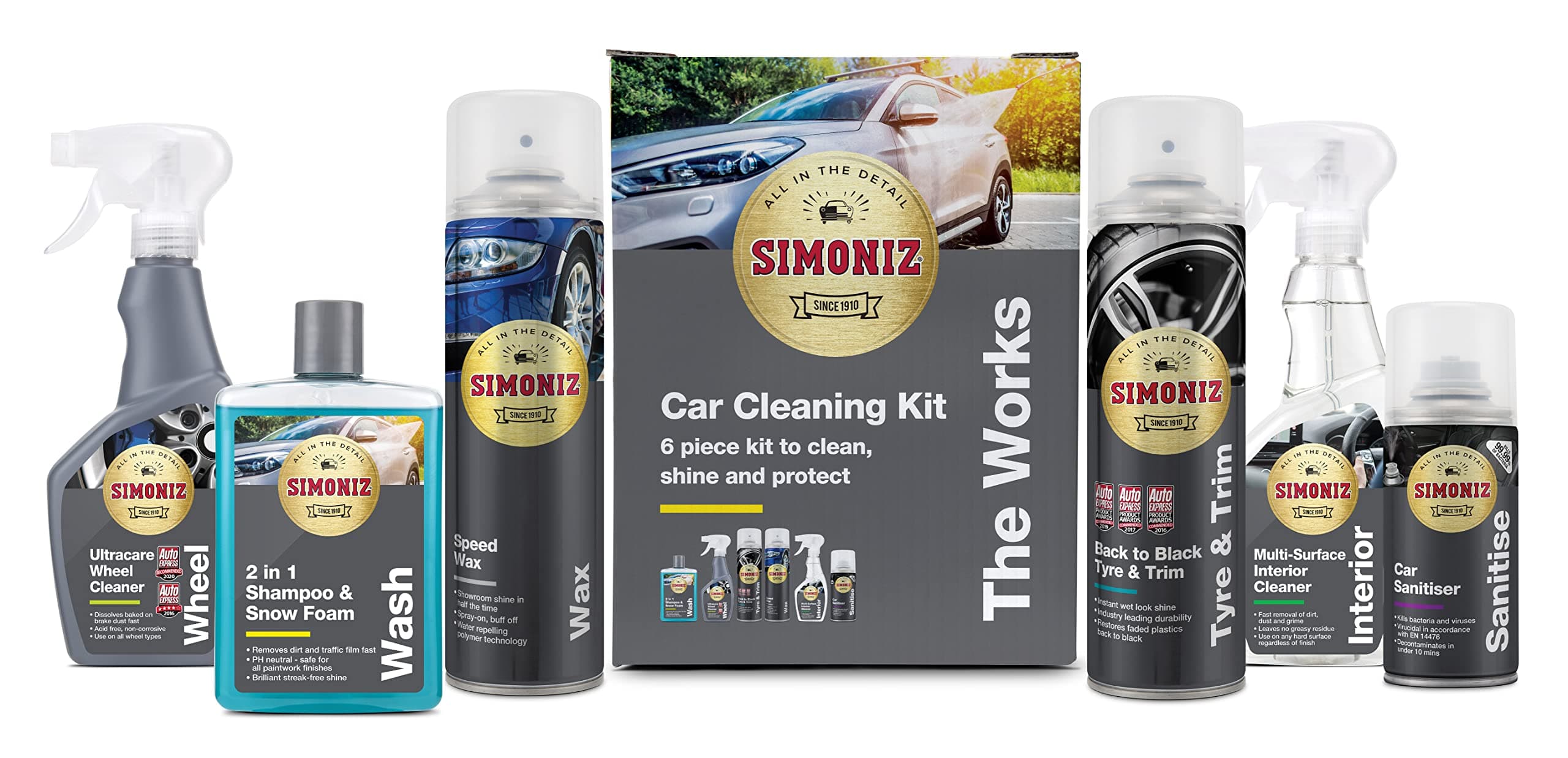 The Works Car Valeting Kit