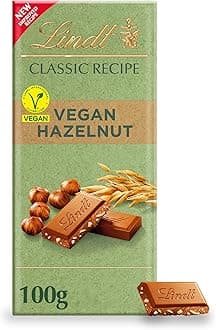 Lindt Classic Recipe Bar - Vegan Hazelnut 100g Piece