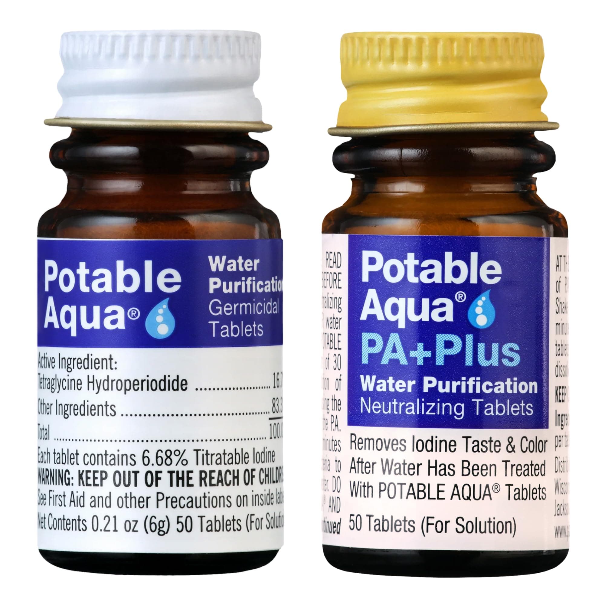 Potable Aqua Activated Carbon Water Purification Tablets With Pa Plus,2 Piece
