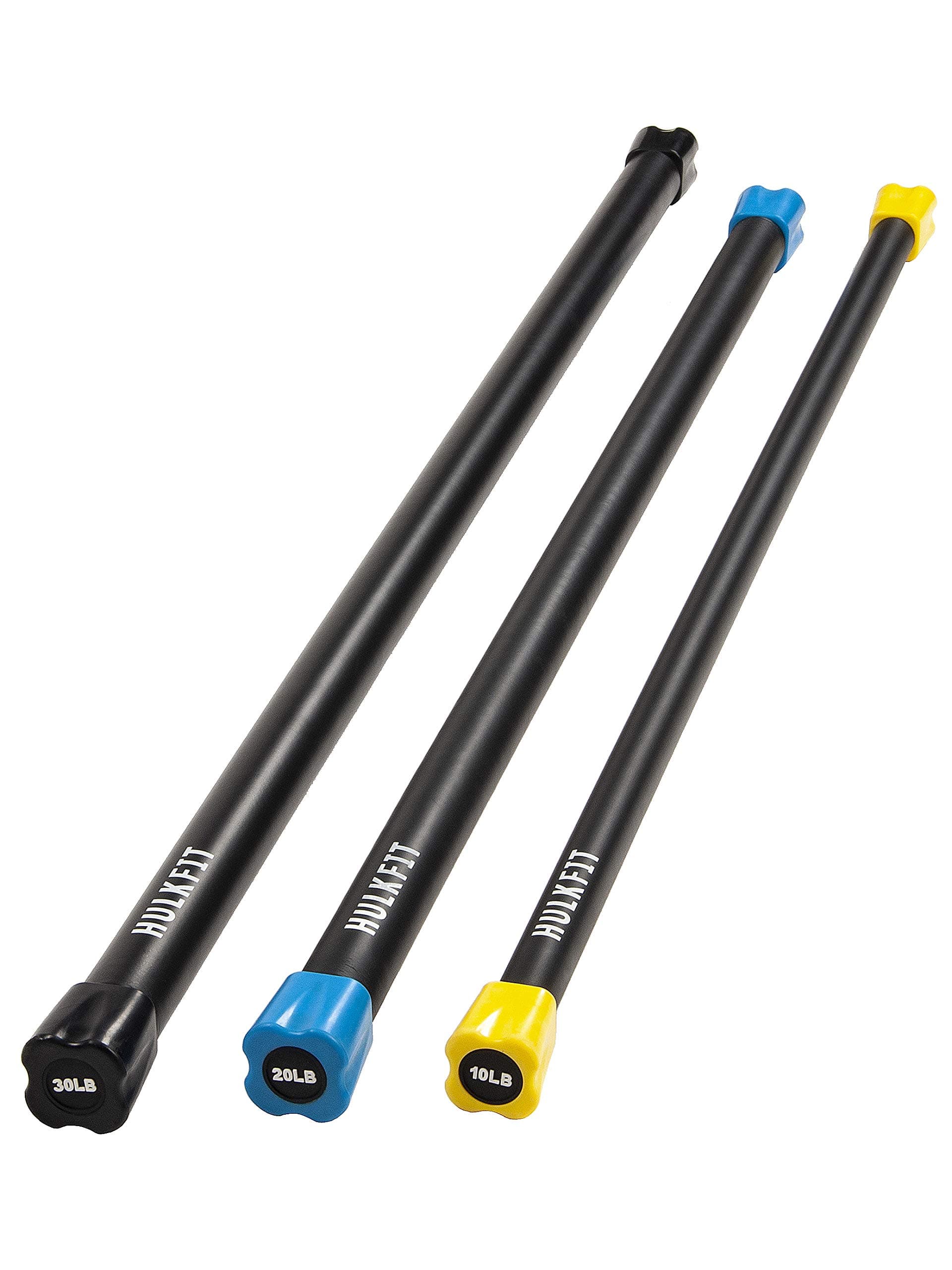Hulkfit Weighted Bar Pack (10 + 20 + 30)