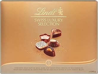 Swiss Luxury Selection Chocolate Gift Box 195 g - Milk, White and Dark Chocolates